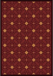 Joy Carpets Any Day Matinee Fort Wood Burgundy